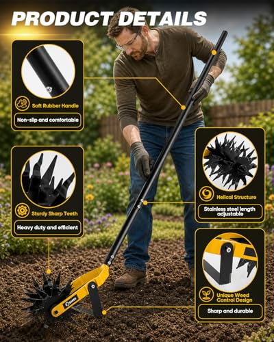Saker 2-in-1 Rotary Cultivator