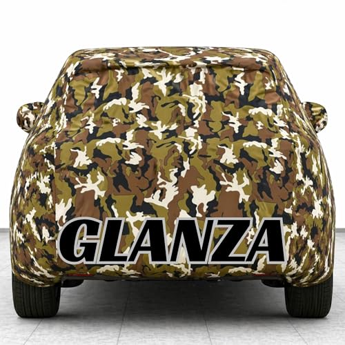 Image of Kings of Cover New Jungle 100% Waterproof Glanza Car Cover | Polyester Car Body Cover for Rain & Sun | UV Protection, Dustproof, Scratch Resistant, Windproof, Heat Resistant, Custom Fit