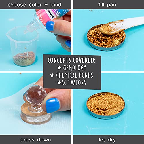 You*Niverse Cosmetic Colorist By Horizon Group Usa, Create 15 Hand Pressed Eyeshadows, Steam Kit, Includes Magnetic Eyeshadow Palette, Colorful Eyeshadow Pigments, Eyeshadow Tamper Tool & More,Multi #TOP3