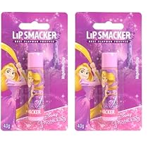 Lip Smacker – Disney Princess Collection – Burrocacao per Bambini – Lip Smacker Disney Rapunzel Balsamo Labbra Singolo – Gusto Frutti di Bosco (Confezione da 2)
