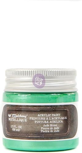 Prima Marketing Finnabair Art Alchemy Metallique Pintura acrílica (1.7 onzas, piedra de jade)