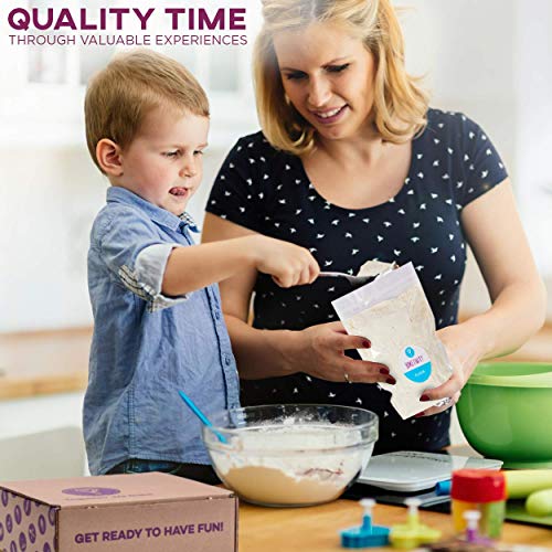 BAKETIVITY Kids Baking DIY Activity Kit - Bake Delicious Chocolate Chunk Cookies with Pre-Measured Ingredients – Best Gift Idea for Boys and Girls Ages 6-12 - Thumbnail 5