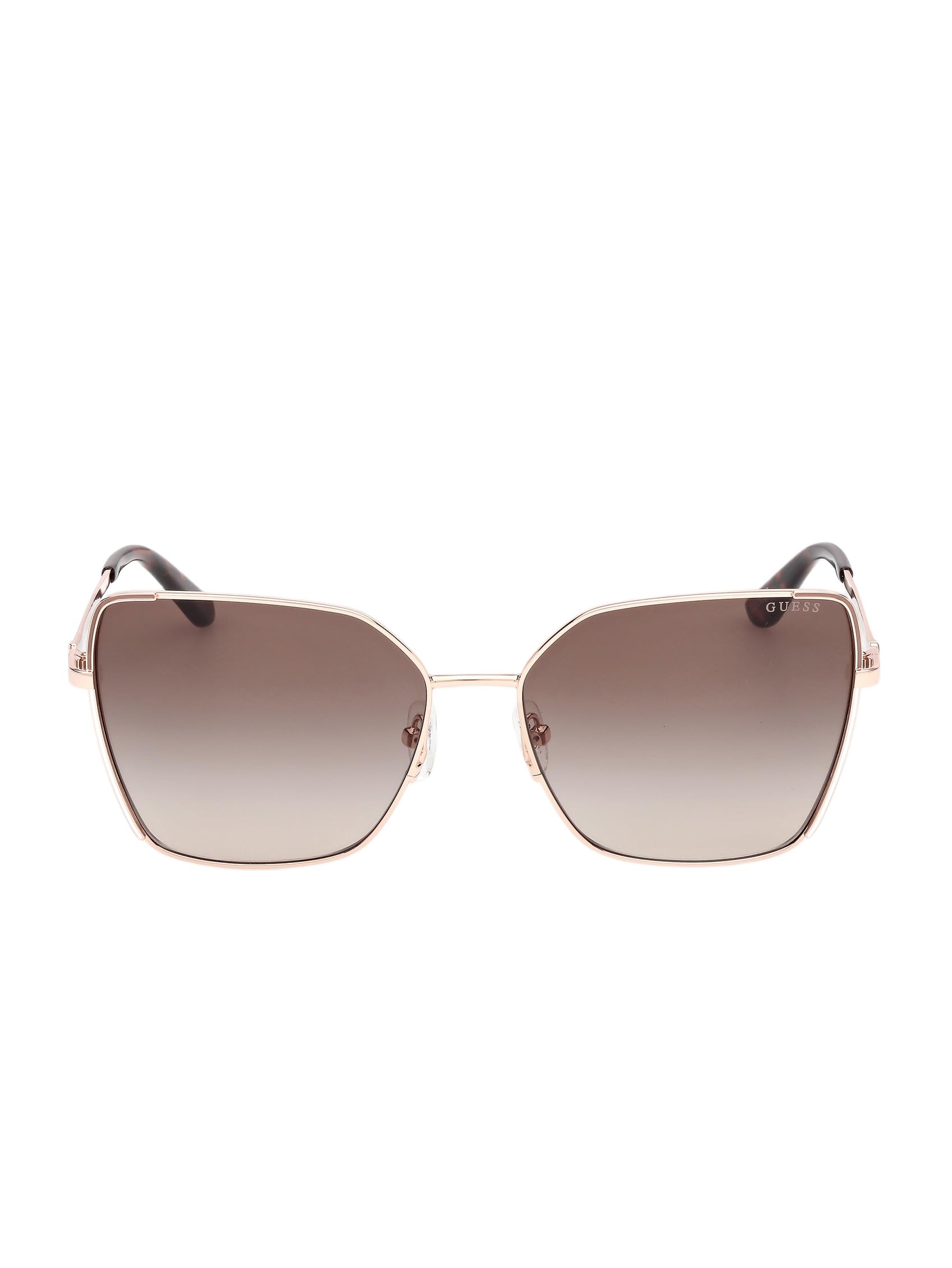Guess Gold/Brown Gu00192 28F Woman Sunglasses Metal Butterfly Normal