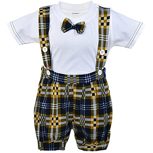 Image of Wish Karo Baby Boys Dungaree Dress for Baby Boys and Girls-(bt13)