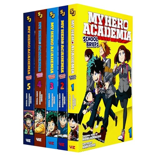 Image of My Hero Academia School Briefs Series Vol 1-5 Books Collection Set By Anri Yoshi (Parents' Day, Training Camp, Dorm Days, Festival For All, Underground Dungeon)