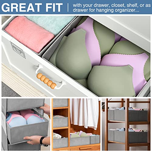 Criusia CLOSET ORGANIZERS AND STORAGE Drawer Organizer For Clothing thumb #3