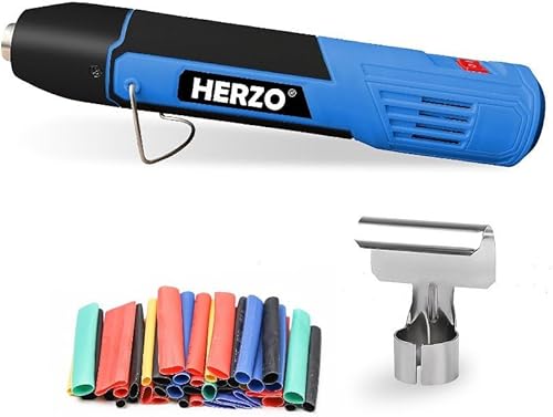 Mini Heat Gun,350W Dual Temp Hot Air Gun Tool for Craft Embossing,Shrink Wrapping,Stripping Paint,Vinyl Wrap,Candle Making,Sublimation,Phone Repair & DIY,Epoxy Resin,6.56 FT Long cable