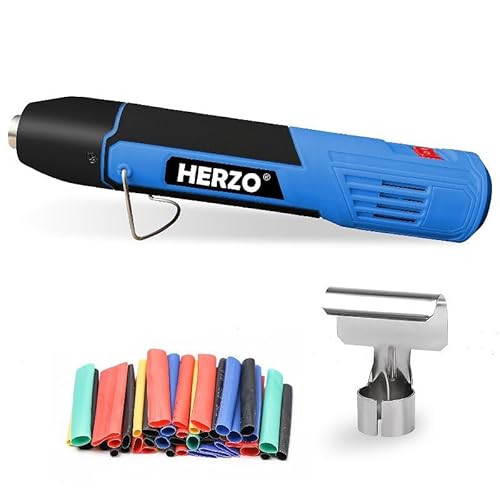 Mini Heat Gun,350W Dual Temp Hot Air Gun Tool For Craft Embossing,Shrink Wrapping,Stripping Paint,Vinyl Wrap,Candle Making,Sublimation,Phone Repair & Diy,Epoxy Resin,6.56 Ft Long Cable #TOP3