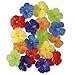 Produktbild NET TOYS Farbenfrohes Set Hibiskus-Blüten | Bunte Kombi mit 18 Stück | Traumhafte Party-Dekoration Kunst-Blumen | Wie geschaffen für Sommerfest & Hawaii-Party