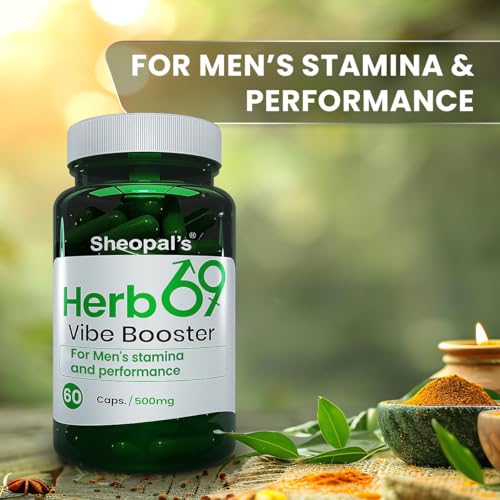 Sheopal's Herb 69 Vibe Shudh Shilajit Shatavari Helps Increasing Energy, Strength & Stamina For Men Performance - 60 Capsules - Image 5