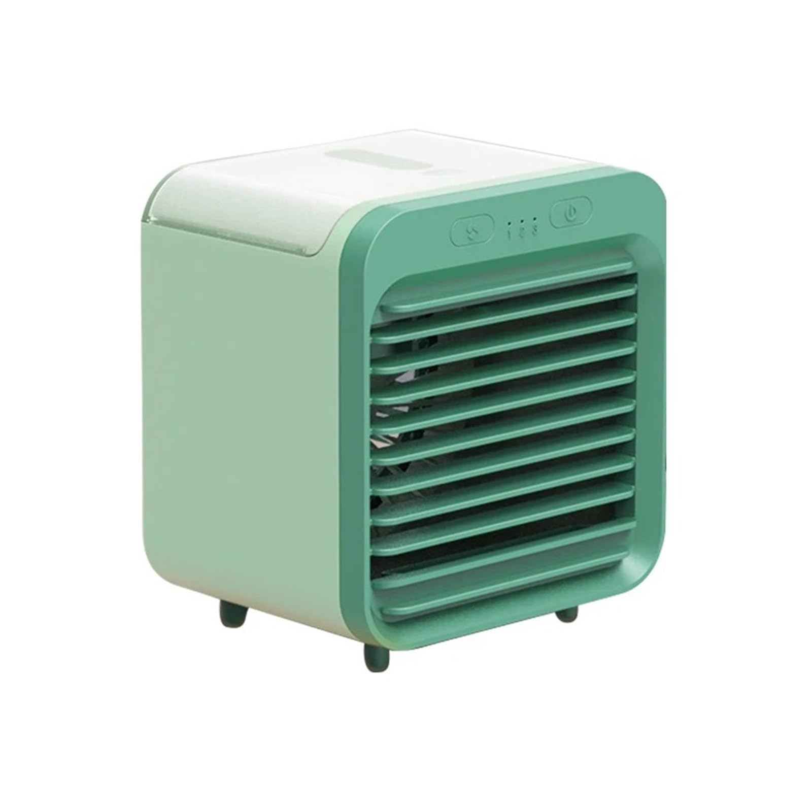 Cqahdsevf Green Portable Air Conditioner Cooling Fan, Mini Portable Usb Desktop Air Cooler Humidifier Multicolor