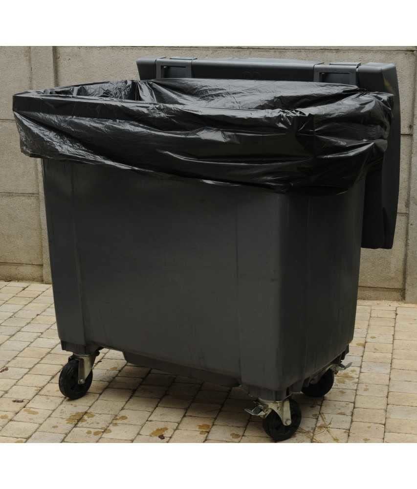 Housse conteneur 500 l - 35 microns -le carton de 50 - PROMOSAC - Sac poubelle de 200 a 750 litres