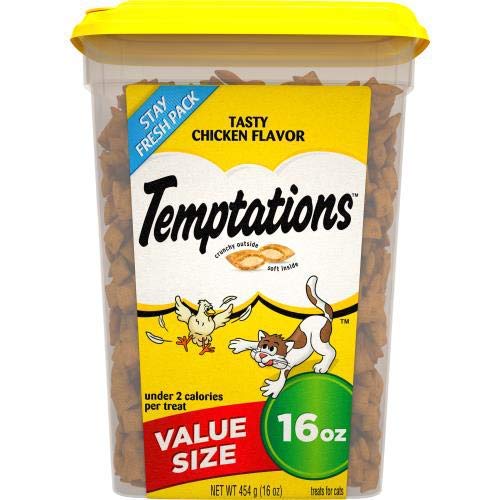 Temptations 16 Oz. Tasty Chicken Cat Treat (Pack Of 2) #TOP5