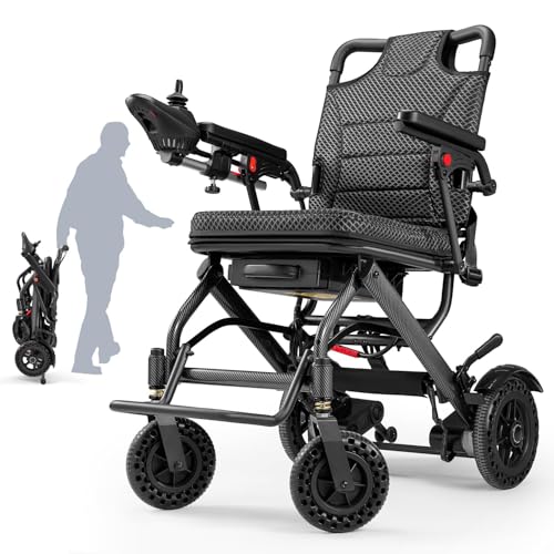 Electric Wheelchair for Adults, Ultra Lightweight...