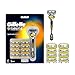 Gillette Fusion 5 ProShield Maquinilla de Afeitar Hombre + 9 Cuchillas de Recambio