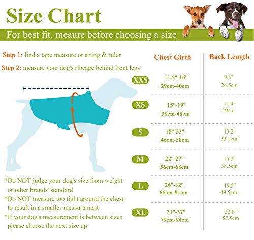 VIVAGLORY Cozywrap Wintermantel Hund, Hundejacke mit Geschirr Öffnung, Fleecejacke Hund Hundejacke, Reflektierend & Verstellbar Fleece Softshell, XXS, Türkis