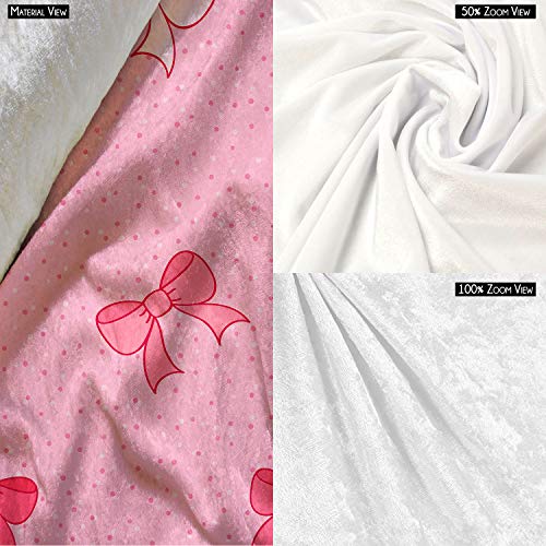 Image of ArtzFolio Pink Bows | Reusable Sack Bag | Bag for Gym, Storage, Vegetable & Travel