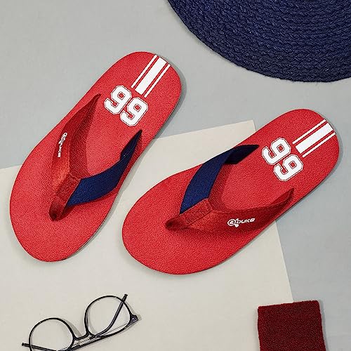 Image of Duke Men's Fwc6147-red /Navy Flip-Flop