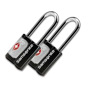 Samsonite Travel Sentry 2-Pack Key Locks, Black