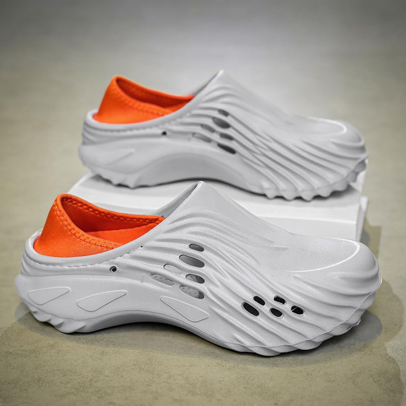 Big Size Summer Men's Fashion Sandals – Anti-Slip Hole-Out Beach Slippers with Breathable Design3