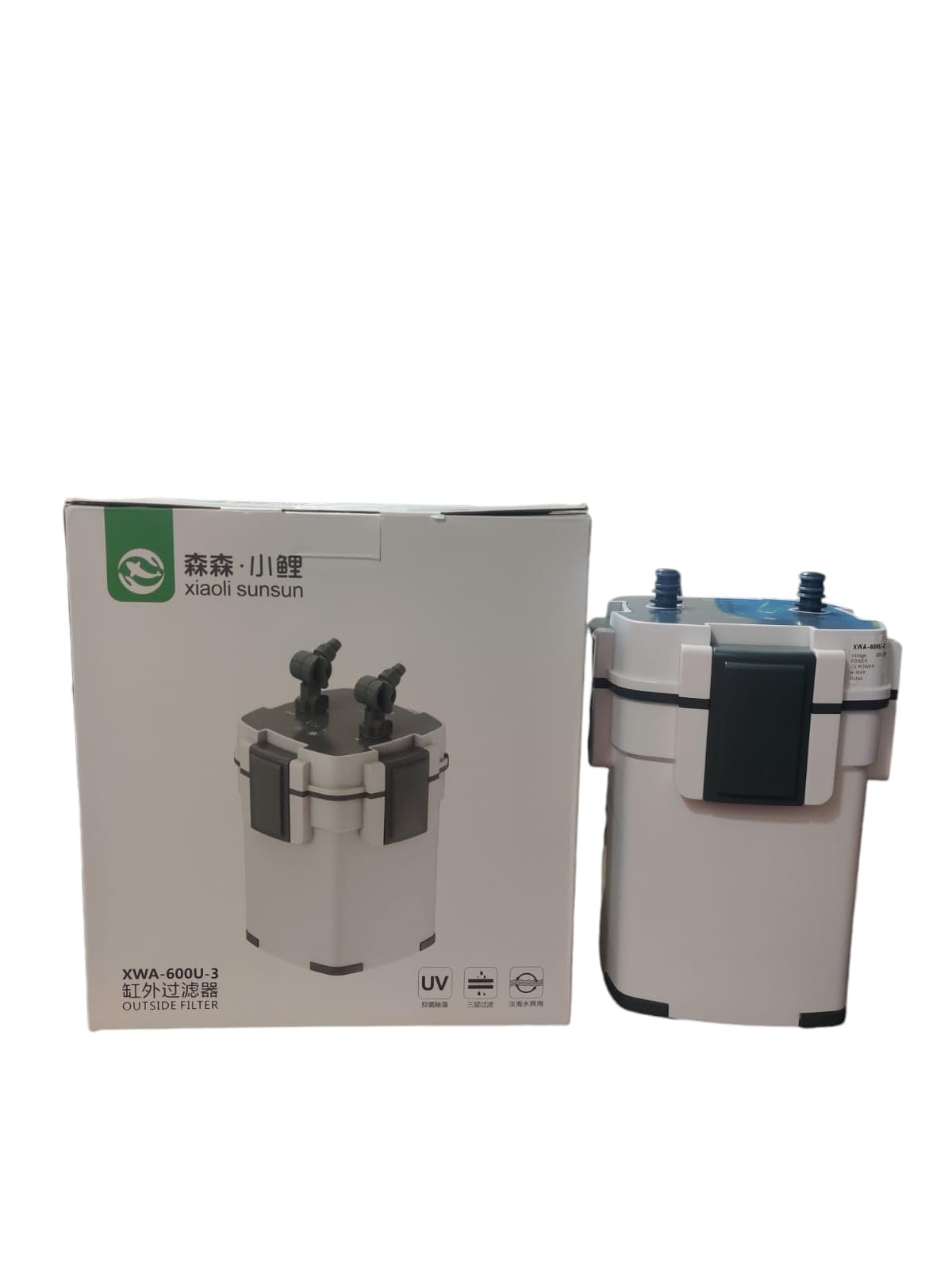 aqua nature Sunsun Xiaoli New Xwa Series Premium Aquarium Fish Tank Uv External Canister Filter(Xwa-600U-3 Stage| Uv Lamp-9W|Power-10W|500L/H)By Aquanature (B0D9DL3VPZ) Amazon Price History, Amazon Price Tracker