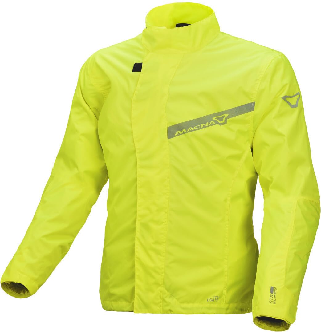 Macna Women's Yellow Spray Rain Jacket (Neon S)