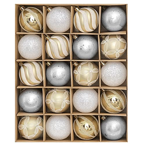 Valery Madelyn Weihnachtskugeln 20 Stücke 6cm Kunststoff...