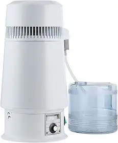 Garosa Destilador de Água 4L, Destilador Doméstico de Água Pura, Aço Inoxidável, US-110V