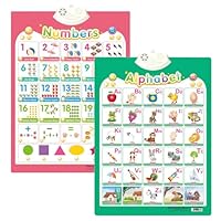 \u200BAlphabet Poster for Kids with Sound & Learning Modes, Electronic Wall Chart to Learn Arabic Letters, Numbers, and Words - Ideal Educational Tool (#1)