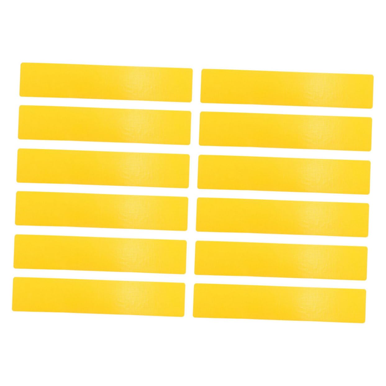 ibasenice 12 Marcadores de Puntos para Suelo de Tenis y Baloncesto en PVC Adhesión Estable y Diseño de Alta Visibilidad para Uso Profesional al Aire Libre