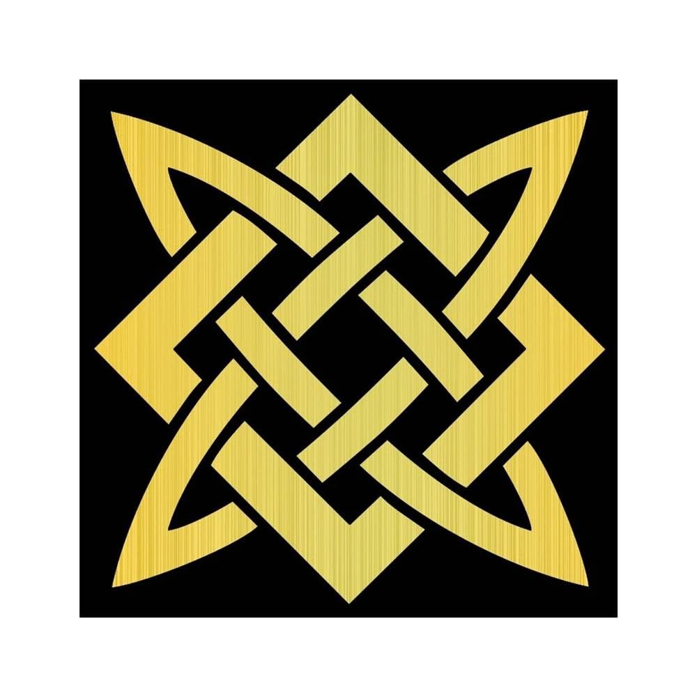 Car Vinyl Decal Car Auto Stickers for Car Bumper Window Car Decorations(Gold,10x10 cm)