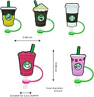 Vista 2 de Cubierta de silicona reutilizable con punta superior de 0.315-0.394 in, compatible con vaso Stanley de 30 onzas y 40 onzas, accesorio para vasos