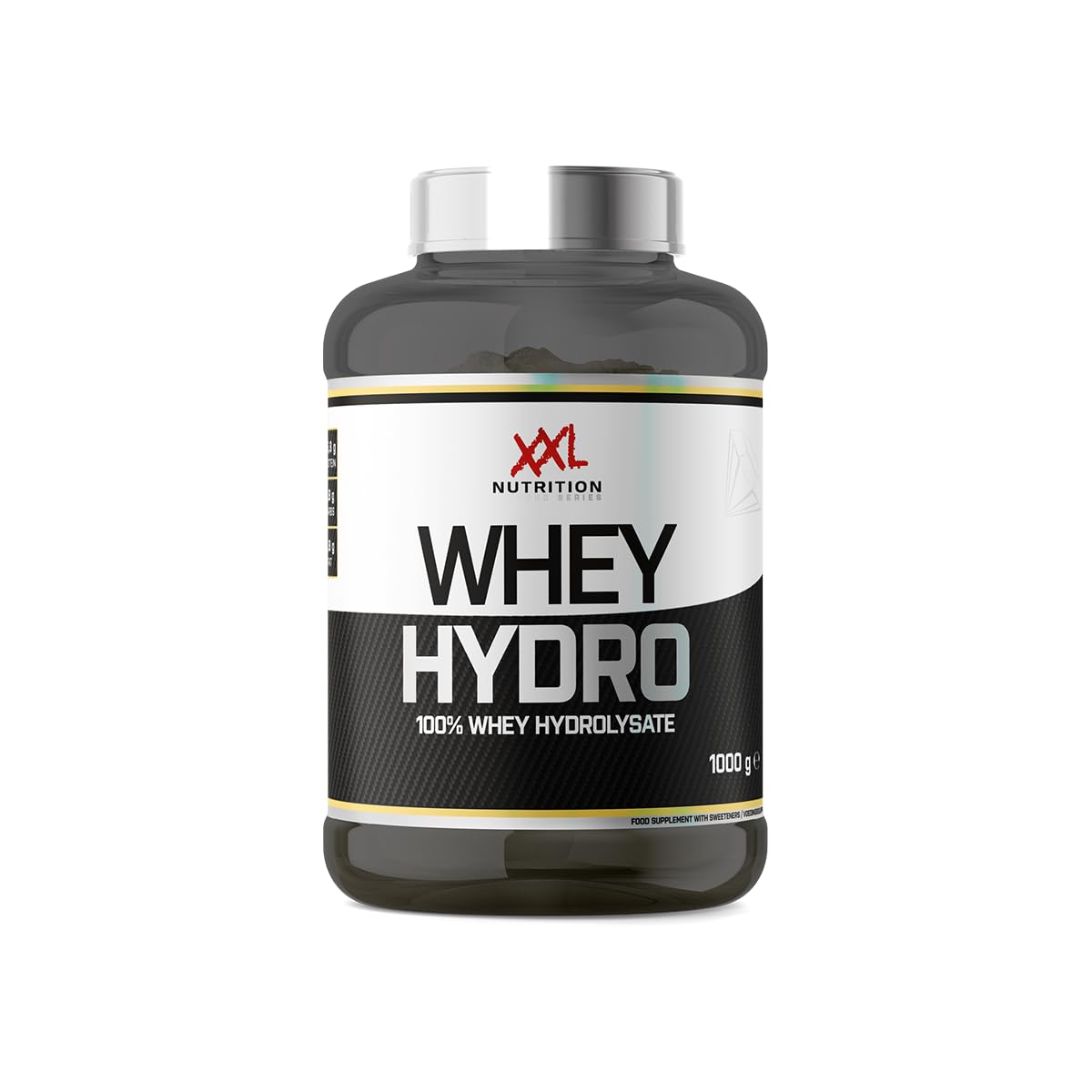 XXL Nutrition - Whey Hydro - Hydrolysiertes Whey Isolat, Eiweiss Pulver, Schneller Aufnahme, 87,5% Eiweißgehalt, Hohem Anteil EAAs & BCAAs - 1000 Gramm - Schokolade