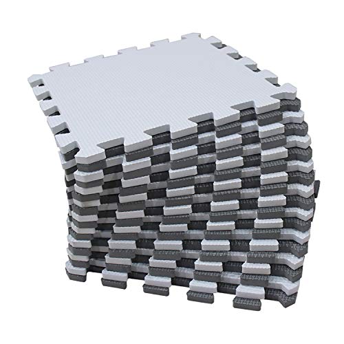 meiqicool 25Pcs Speelmat Foam Spelen Tegels In elkaar grijpende Speelmat Baby voor Kids Vloermatten voor Kinderen Foam Speelmatten Jigsaw mat Baby Puzzel mat Kinderen Tapijt Kruip mat AL - Afbeelding 6