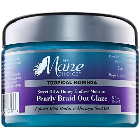 The Mane Choice Tropical Moringa Pearly Braid Out Glaze, 12 Ounce Cover