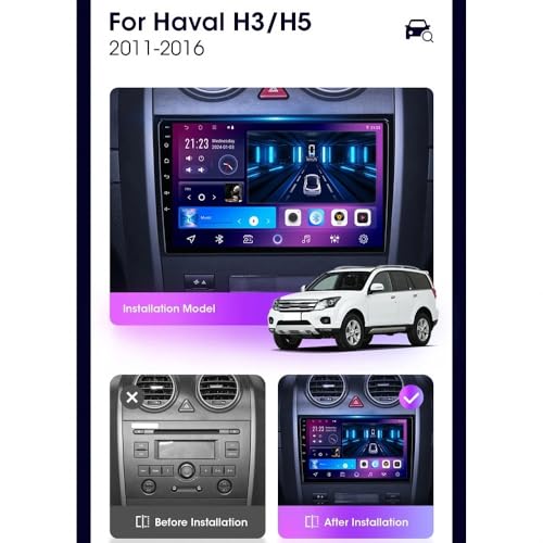 Radio Coche 2 DIN Carplay inalámbrico y Android Auto de 32GB 2