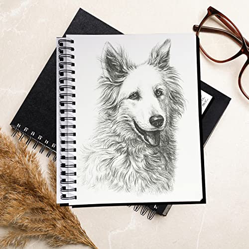 Conda 8.5"X11" Hardbound Sketch Book, Double-Sided Hardcover Sketchbook, Spiral Sketch Pad, Durable Acid Free Drawing Art Paper For Kids & Adults #TOP6