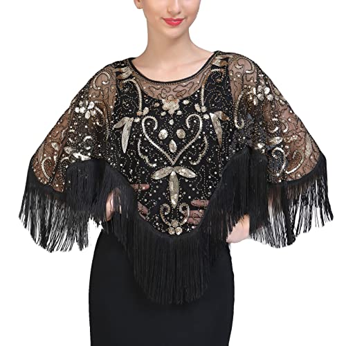 Boléro couverture à paillettes finitions premium pour cérémonie