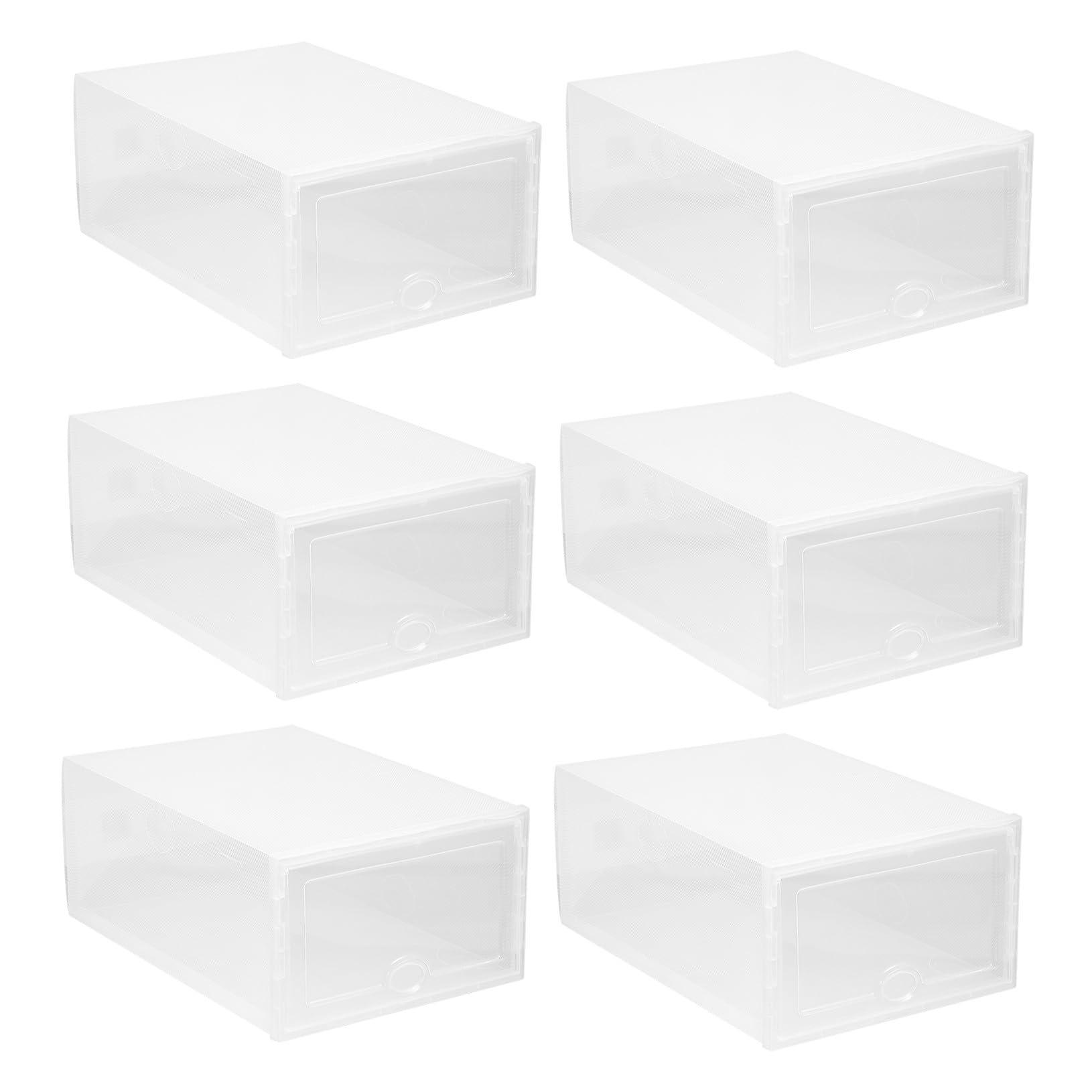 Boîte rangement chaussures transparente plastique tiroir simple