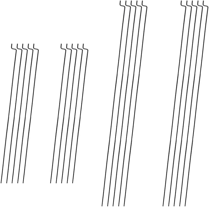 20PCS RC Airplane Z Type Pushrod Steel Wire Push Pull Rod Pushrod for RC Plane Helicopter Boat Ship DIY Model Aircraft Connecting Rod Parts (1.2x200mm/1.2x300mm)