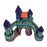 BESPORTBLE 模造品 キャスレット 水族館 城 装飾 アクア 城 工芸品 魚 水槽 城 装飾 隠れ家 水族館 装飾 アクア 城 装飾 水族館 城 装飾