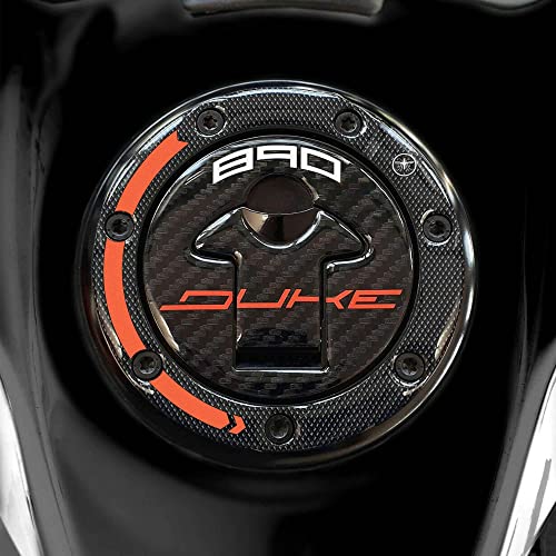 labelbike - Autocollant 3D Protection Bouchon de Réservoir Moto Compatible avec KTM 890 Duke 2021 Cover