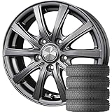 【シエンタ10系】 GOODYEAR アイスナビ7 185/65R15 + SE-10R plus (15×6.0J 5-100 +43) メタリックグレー スタッドレスタイヤ･ホイール4本set
