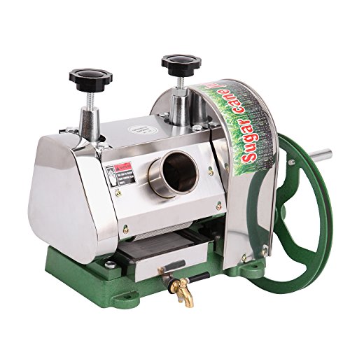 Manual Sugar Cane Juicer 110LBS/H Commercial Sugarcane Press Extractor Squeezer 304 Food Grade