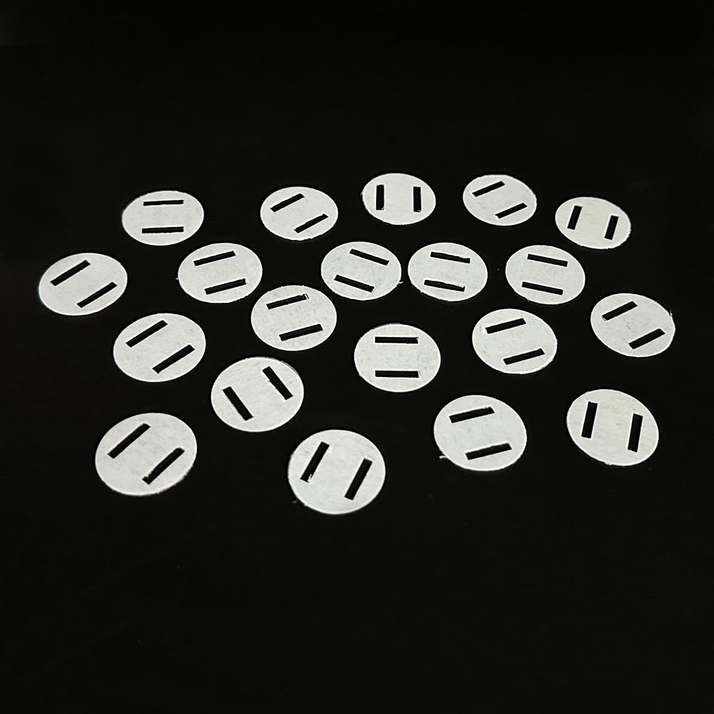 20PCS RC Plane Hinge Folding Leaf Paper Hinges Model Aileron Tail Wing Connector for RC Airplane Aircraft Helicopter DIY Model Plane Fix Wing Parts (20mm Round)