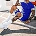 congluoki Mens Short Sets 2 Piece Outfits Fashion Short Sleeve Summer Tracksuits Casual Set with Pockets Sapphire S