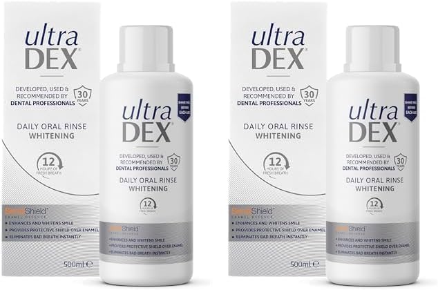 Daily Oral Rinse Whitening, 500 ml (Pack of 2)