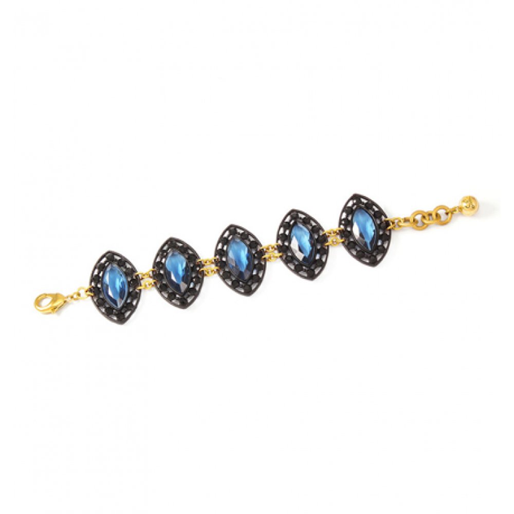 Lulu Frost Mystique Blue Crystal Bracelet