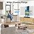PERLESMITH Universal Swivel TV Stand for 24-60 inch TVs up to 99 lbs, 12 Height Adjustable Table Top TV Stand, TV Base Stand with Tempered Glass Base, Max VESA 400x400mm, PSTVS33