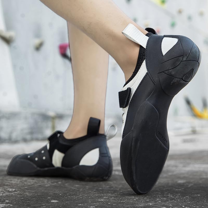 Rock Climbing Shoes for Men Bouldering Shoes for Indoor Outdoor Climbing Womens Sticky Rubber Anti-Slip Lightweight Breathable